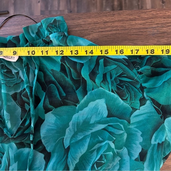 ❤️ Zara Floral Flowy Top S - Picture 8 of 11